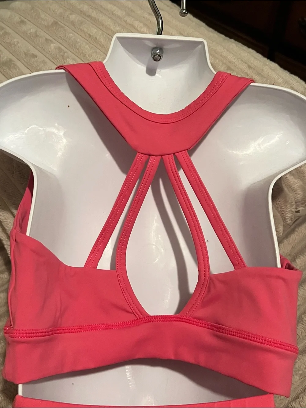 Kids Lululemon Athletica Coral Pink Athletic skort set